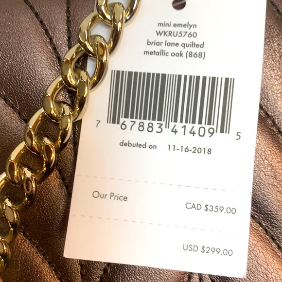 NWT Kate Spade New York Emelyn Briar Lane Quilted - Picture 5 of 8